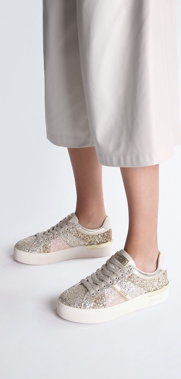 Liu Jo Sneakers con glitter multicolor